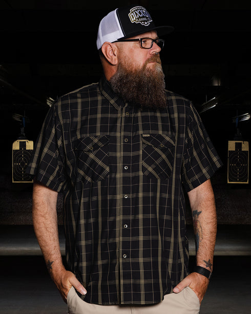 RANGE BAMBOO SHORT SLEEVE BUTTON UP - MENS